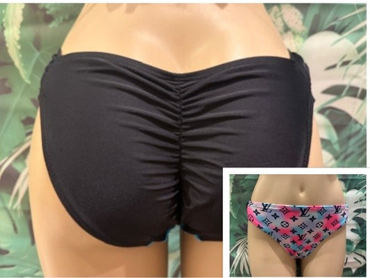 Paradise High Bottoms LV Blue Pink