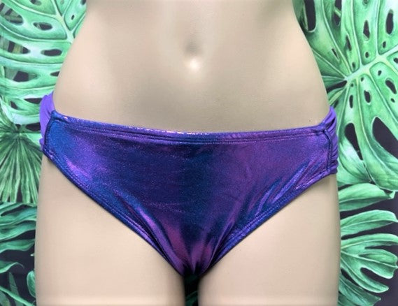 Paradise Bikini Bottoms Iris Metallic