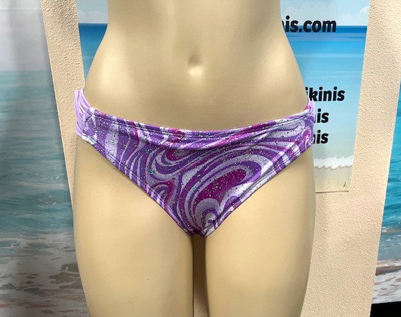 Paradise Bikini Bottoms Lavender Swirl