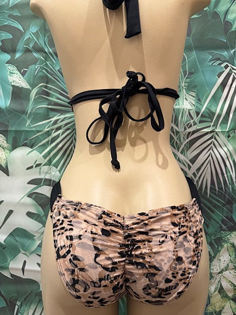 Paradise High Bikini Bottoms Nakey Leopard