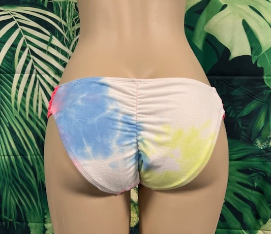 Paradise Bikini Bottoms Pastels Tie Dye