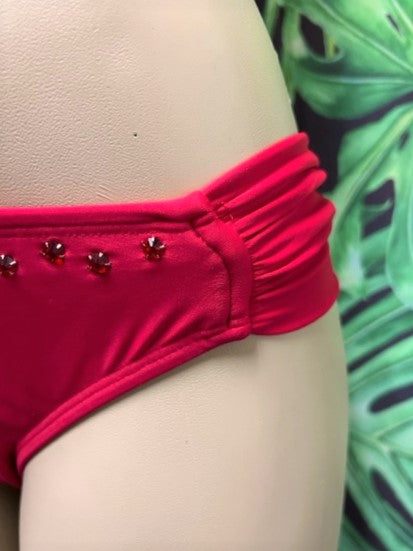 Bling Paradise Bottoms Red with Crystals