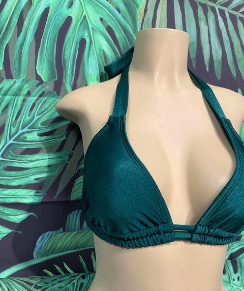 Lola Double String Bikini Top Aspen Green