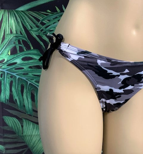 Cabo Tie Side Bottoms Snow Camouflage