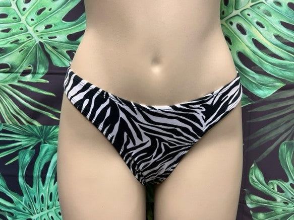 Tonga Bikini Borroms Zebra with Bow