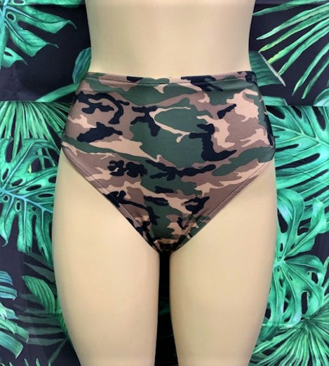 Cheeky Mama Bottoms Army Camouflage