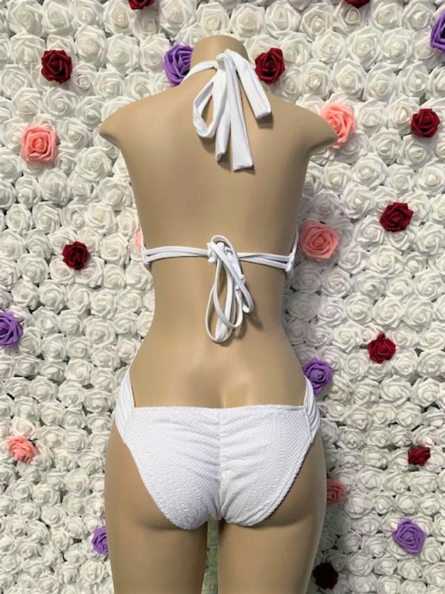 Farrah Monokini White Net