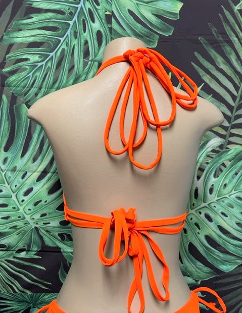 Lolita Double String Top Brightest Orange