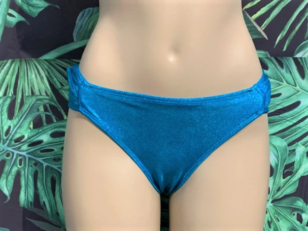 Paradise Bikini Bottoms Turquoise Sparkle