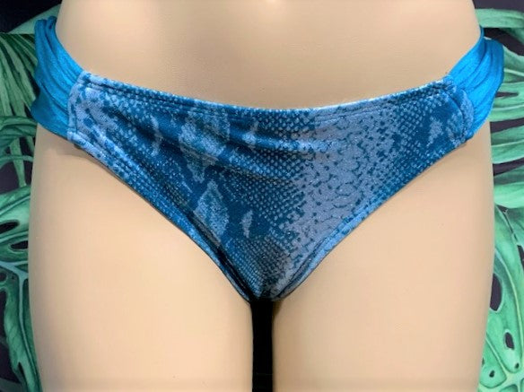 Paradise Bikini Bottoms Blue Python
