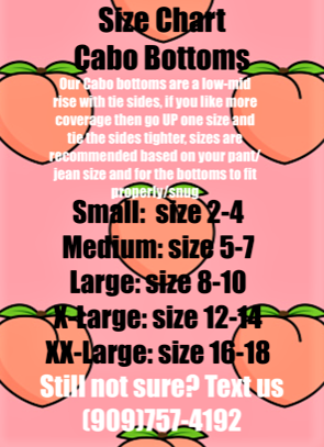 Cabo Tie Side Bottoms Red Metallic