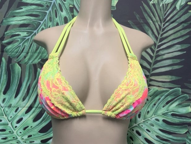 Layla Triangle Top Tropical Neon