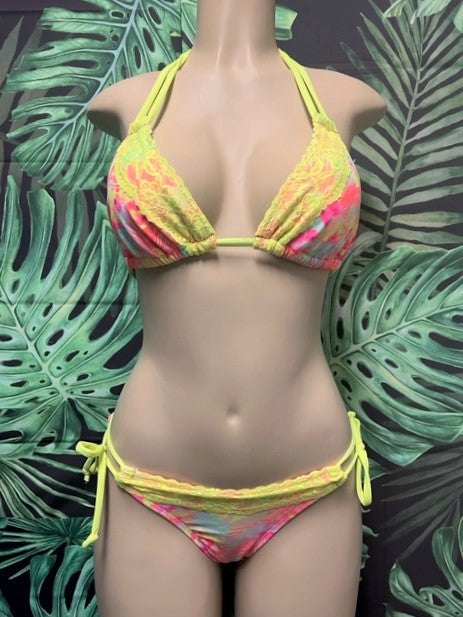 Layla Triangle Top Tropical Neon