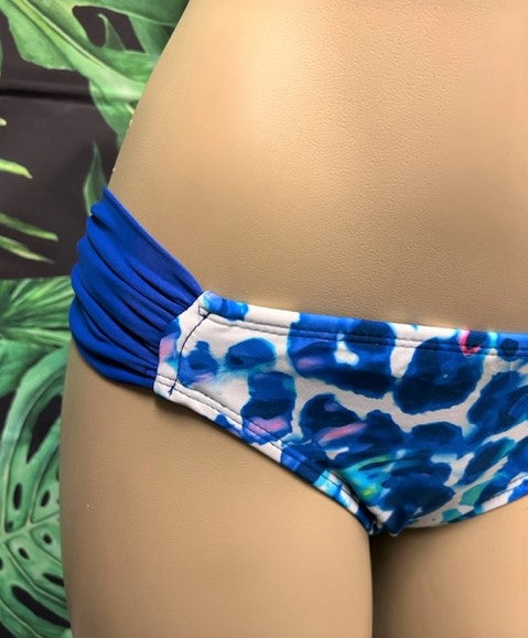 Paradise Bikini Bottoms Watercolor Leopard